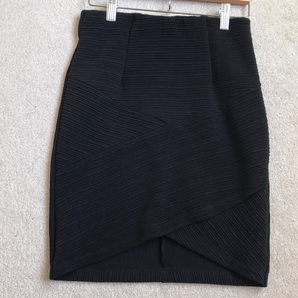 Dynamite ribbed mini skirt